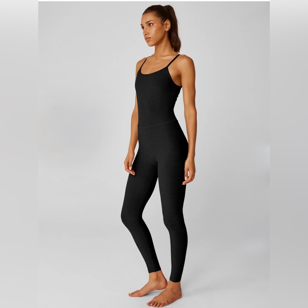 Beyond Yoga Black Slim Strappy Jumpsuit